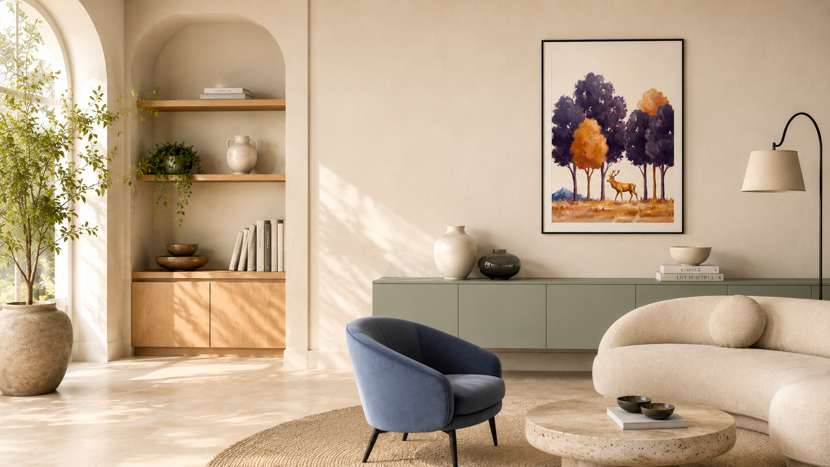 Wall Art With <i style="    color: #ffe3ae;">Roots in Nature</i>