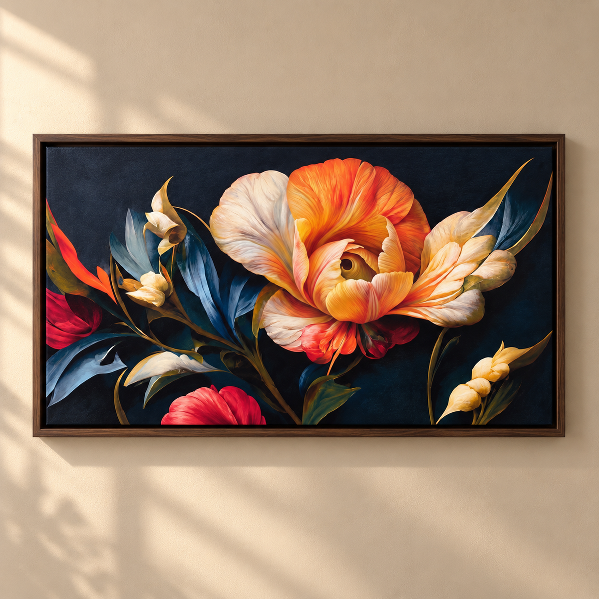 Peony in Ember Light