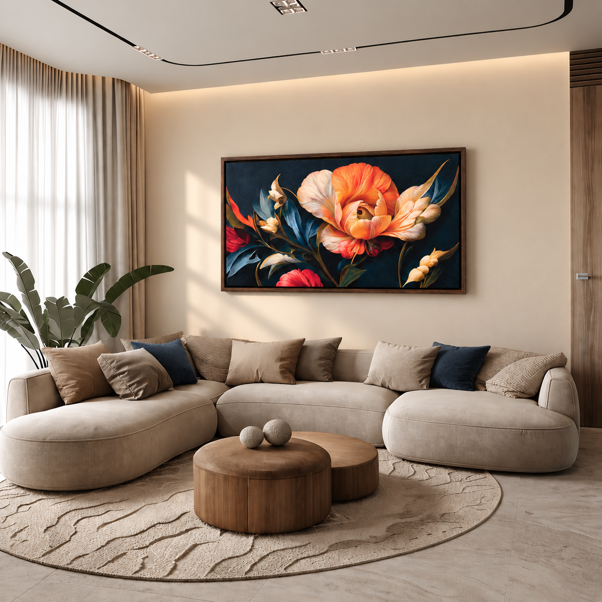 Peony in Ember Light