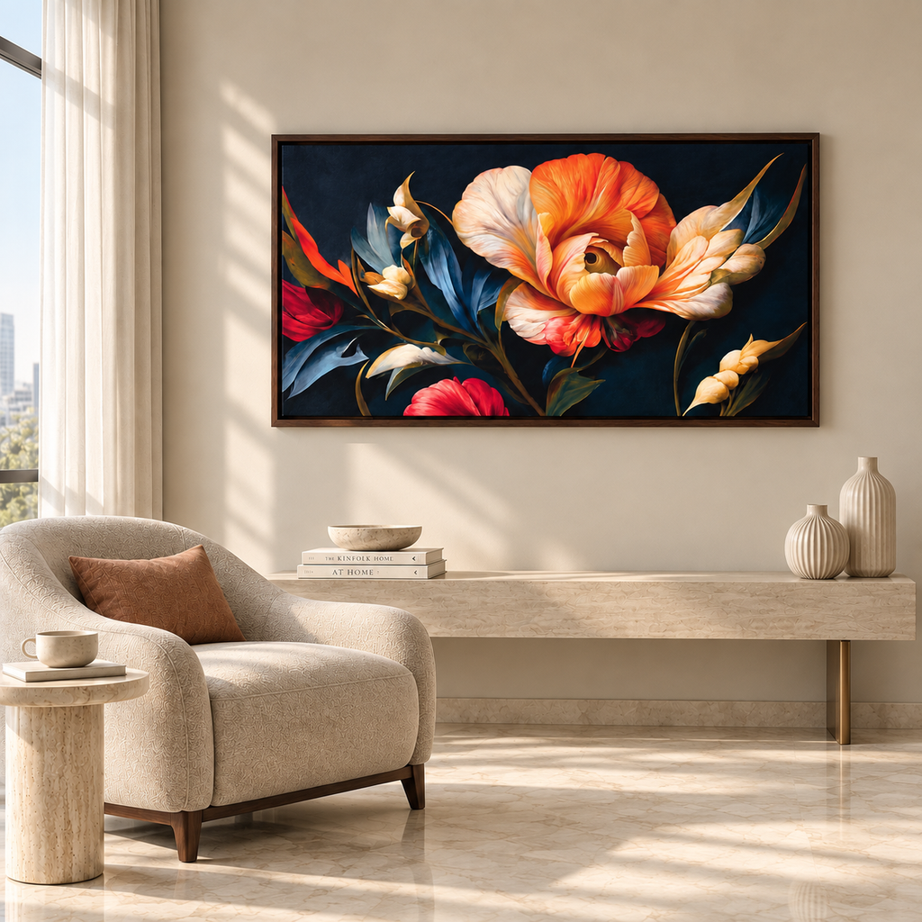 Peony in Ember Light