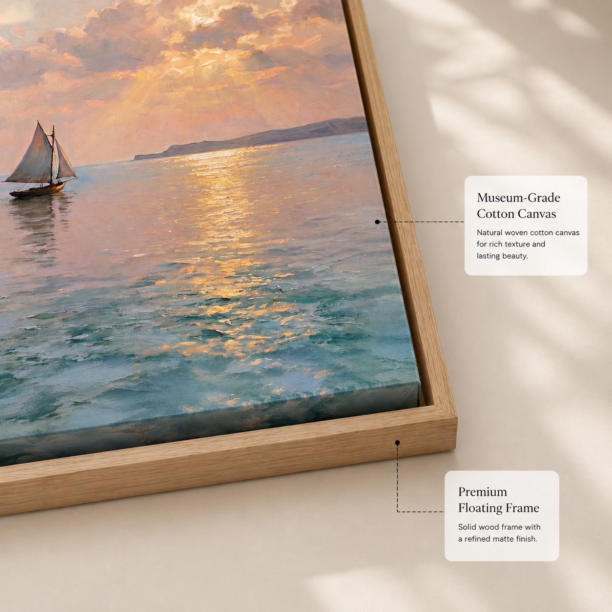 Golden Hour Sailboat