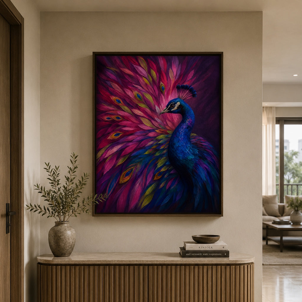 Peacock in Bloom