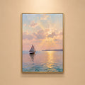 Golden Hour Sailboat